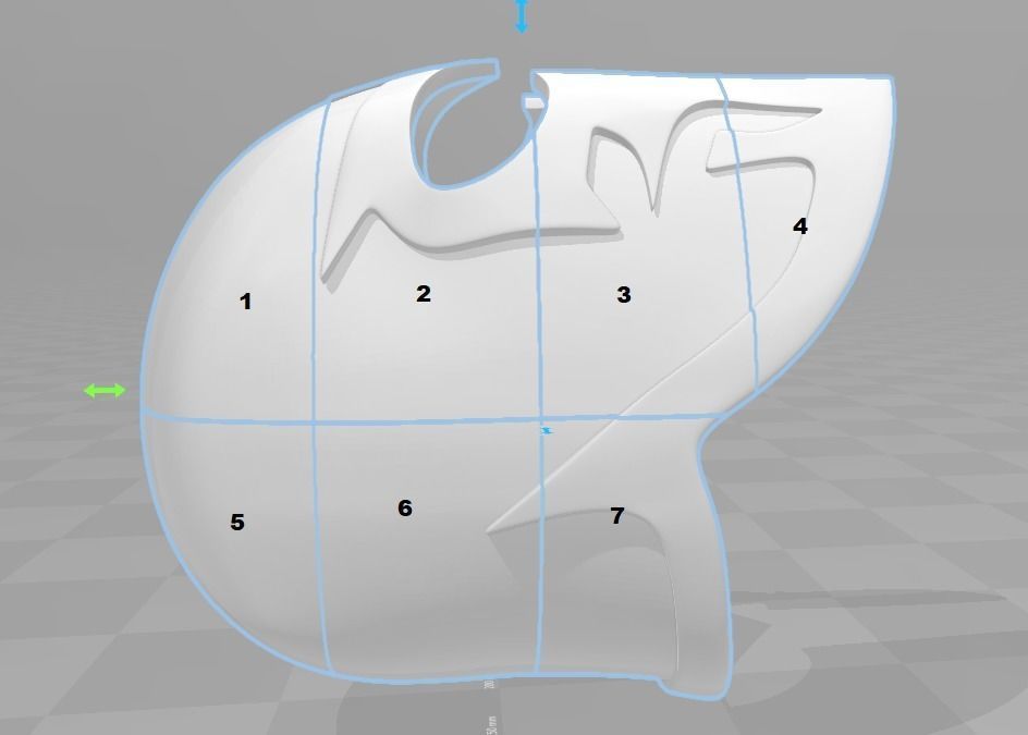 Magneto Helmet  Version 2 3D print model_5