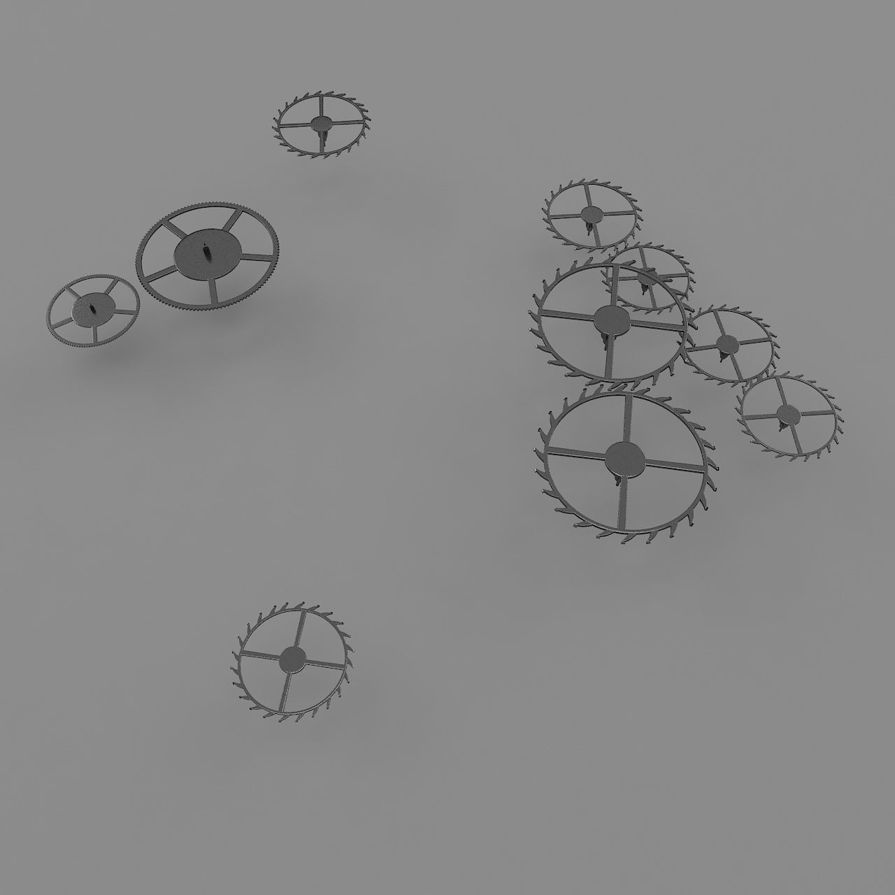 Watch Mechanism 3D model_5