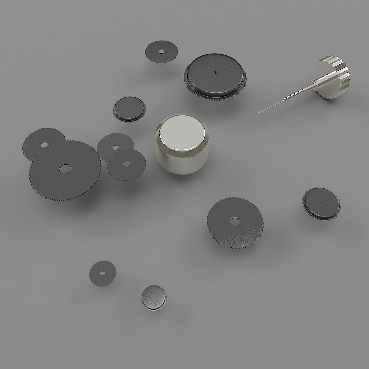 Watch Mechanism 3D model_4