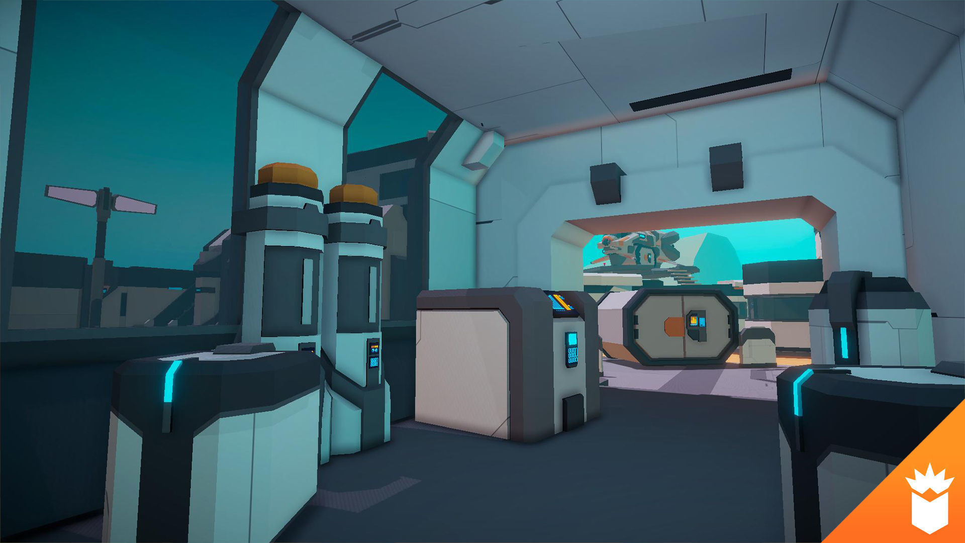 LowPoly SciFi Outdoor Pack Low-poly 3D model_8