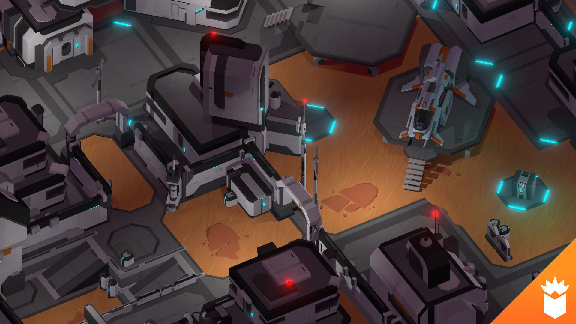 LowPoly SciFi Outdoor Pack Low-poly 3D model_2