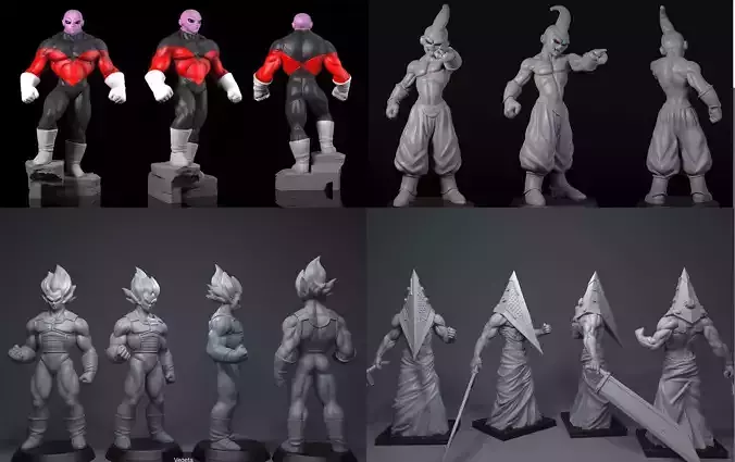SuperHero 01 3D Model Collection
