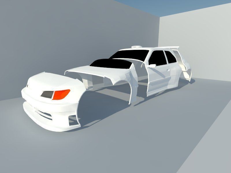 Peugeot 306 Maxi 3D print model_5