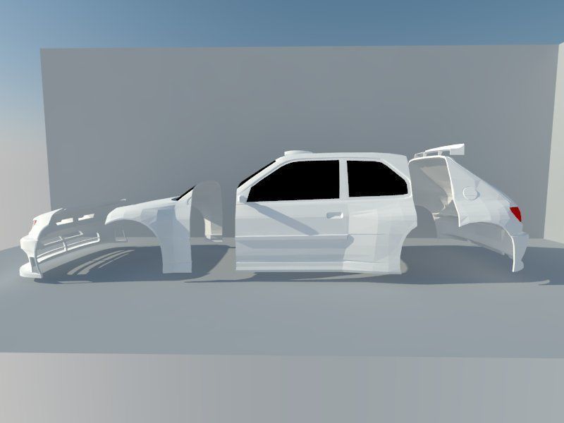 Peugeot 306 Maxi 3D print model_6