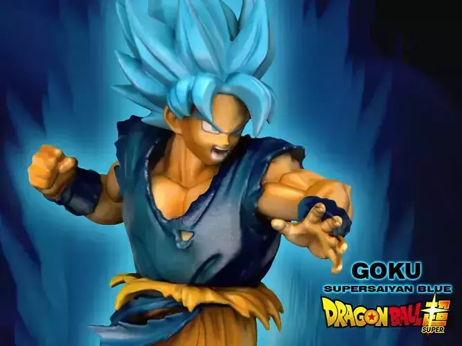 GOKU SUPERSAIYAN BLUE 3D model