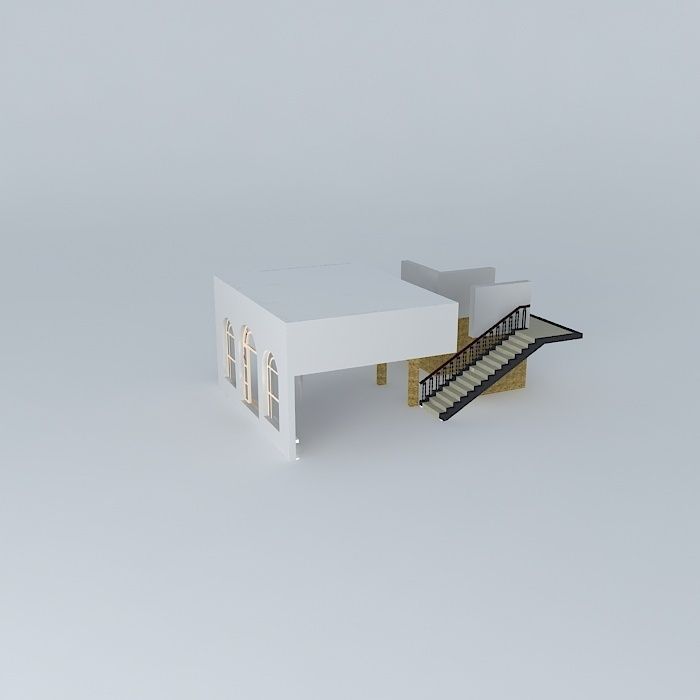 SPLIT movie serie scene Free 3D model_1