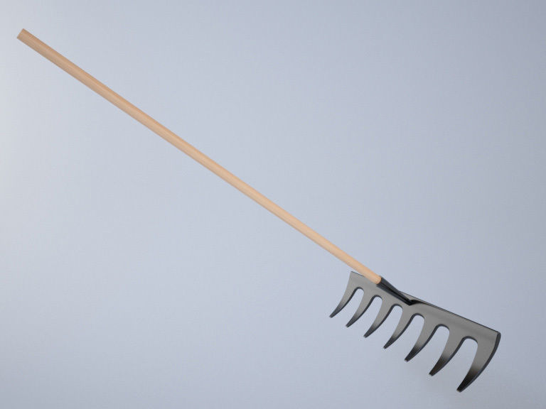 Garden Rake 3D model_4