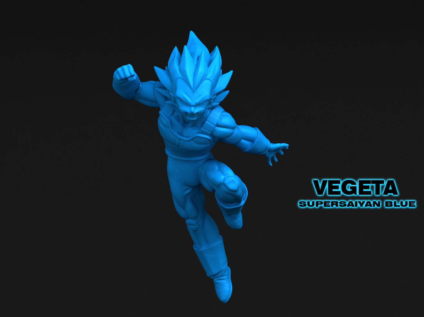 VEGETA SUPERSAIYAN BLUE 3D model_20