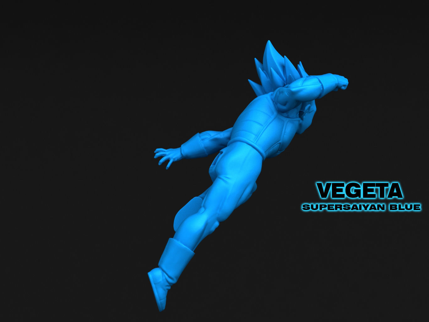 VEGETA SUPERSAIYAN BLUE 3D model_17