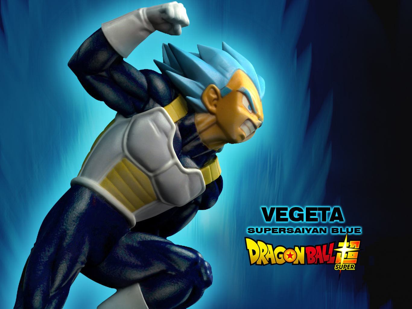 VEGETA SUPERSAIYAN BLUE 3D model_1