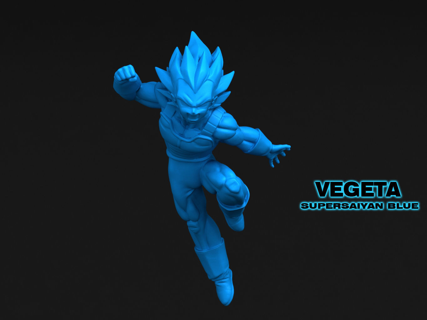 VEGETA SUPERSAIYAN BLUE 3D model_12