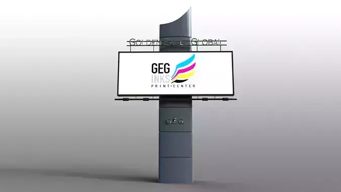 vcvcvcv billboard Free 3D model