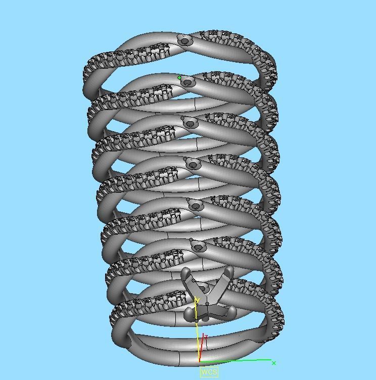 gorgeous rope style twisted engagement ring 3dmodel N0335 3D print model_51