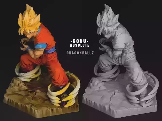 GOKU SS ABSOLUTE 3D model