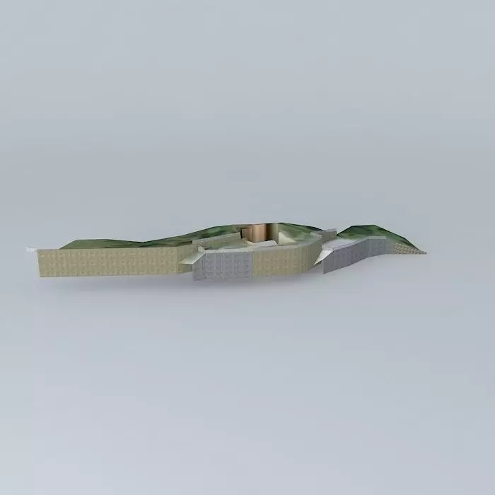Golf building Free 3D model