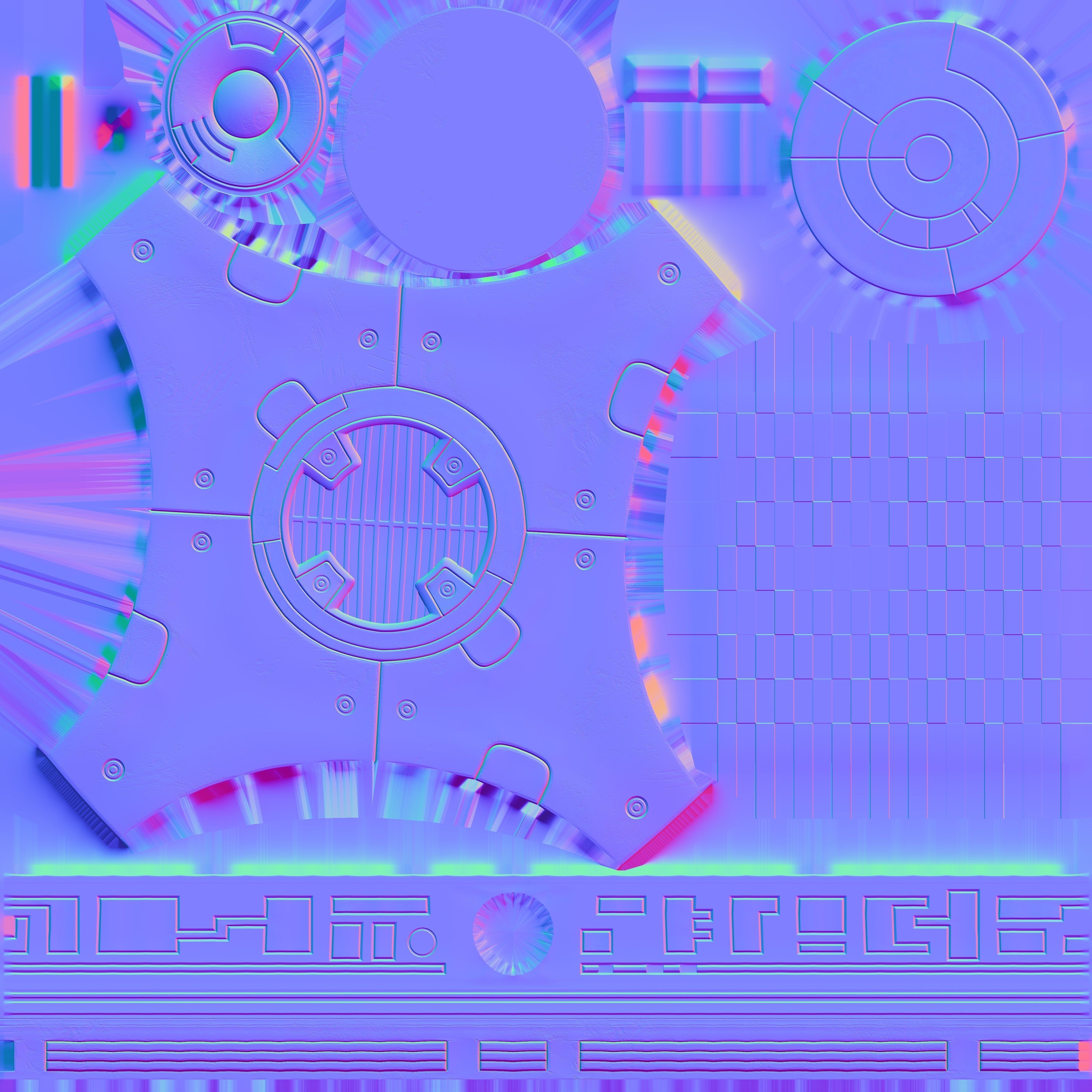 BB-9E Star Wars droid Free low-poly 3D model_16