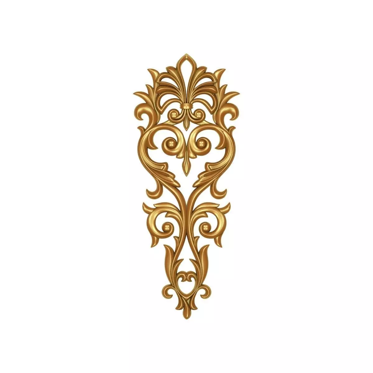 Carved decor 3D model_0