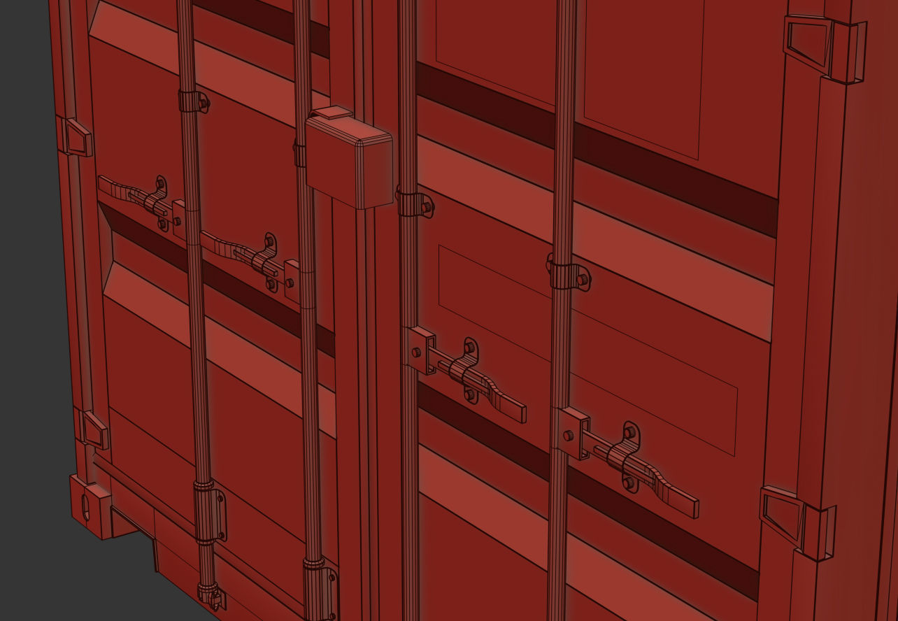 Container - 10 3D model_7