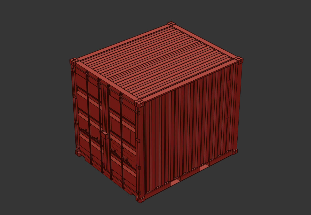 Container - 10 3D model_6