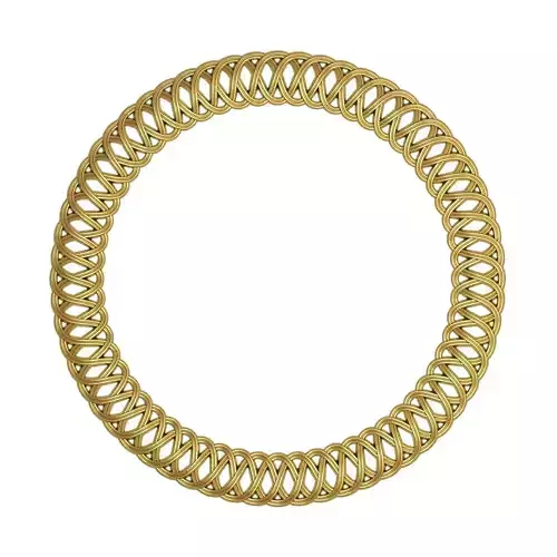 Frame gold ring