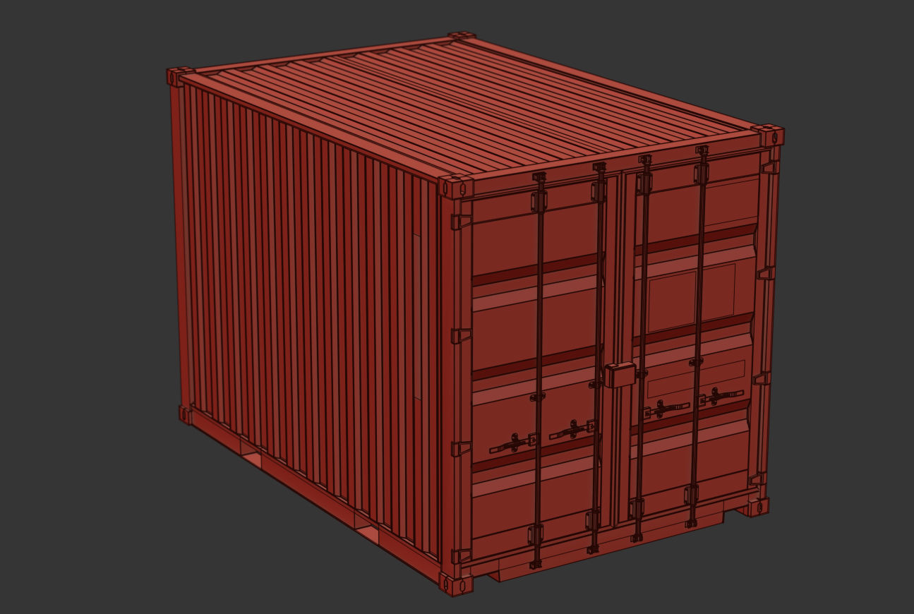 Container - 12 3D model_7