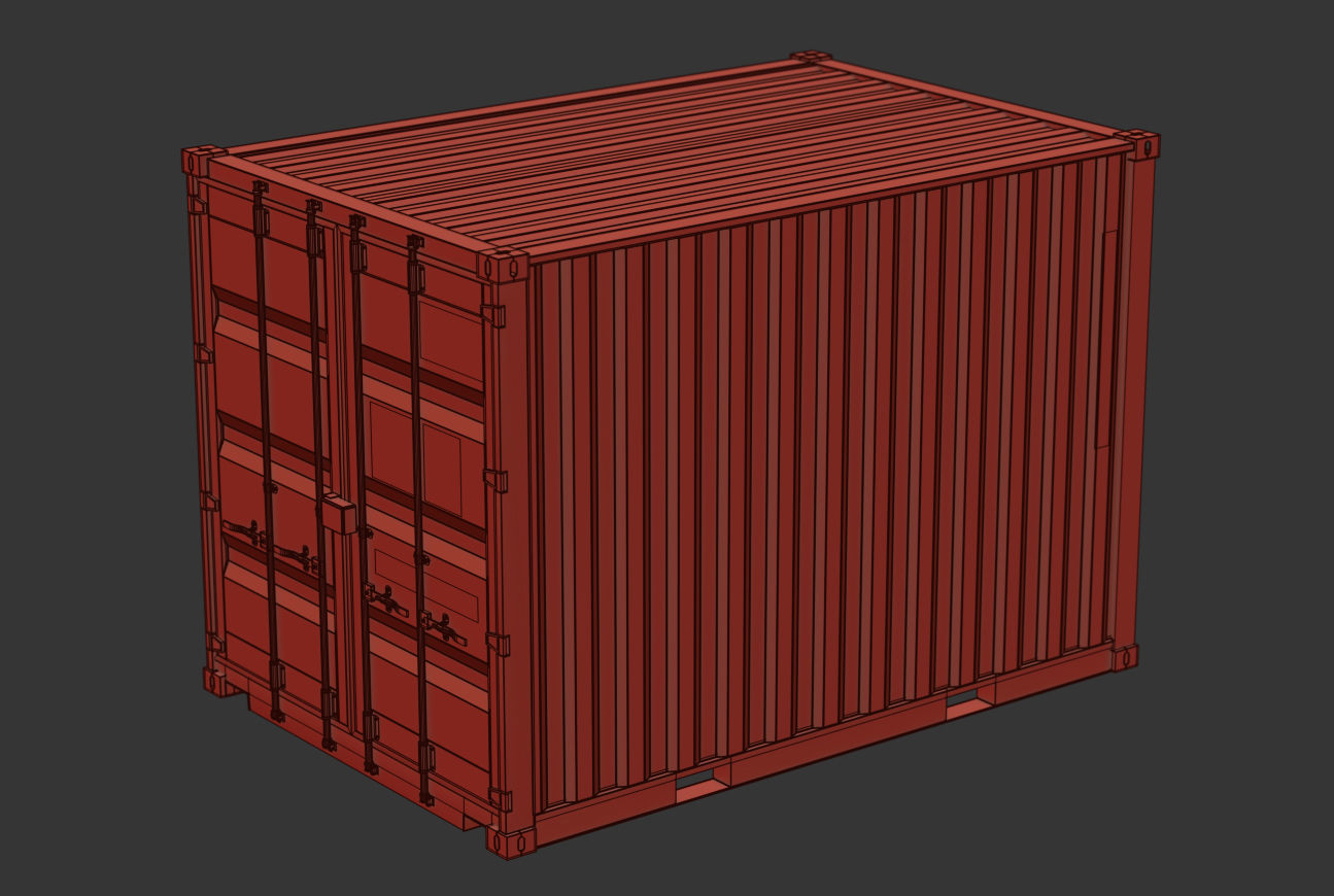Container - 12 3D model_6