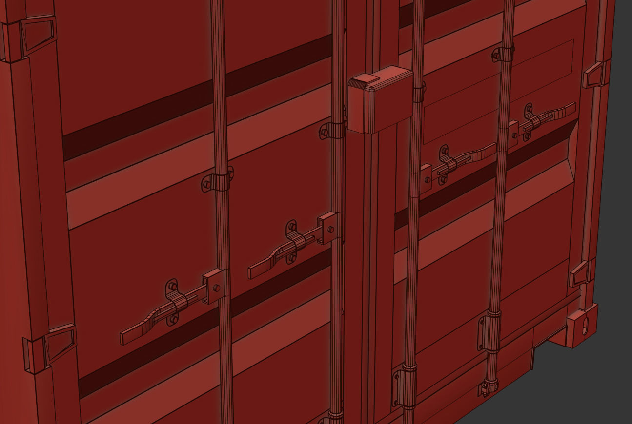 Container - 12 3D model_8