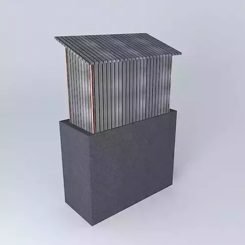 Station 3 corrugated metal shed