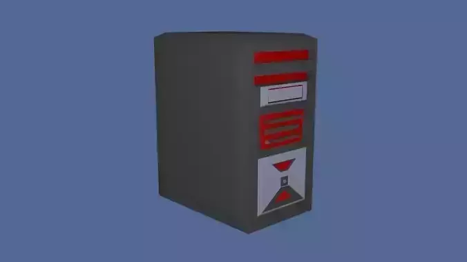 Computer System Block 3D model