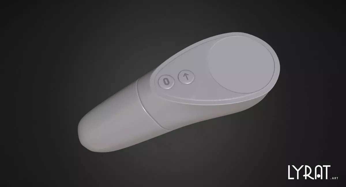 Oculus Go Controller VR 3D model_0