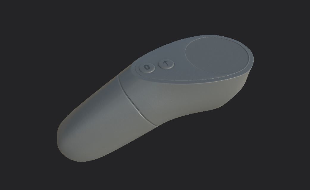 Oculus Go Controller VR 3D model_3