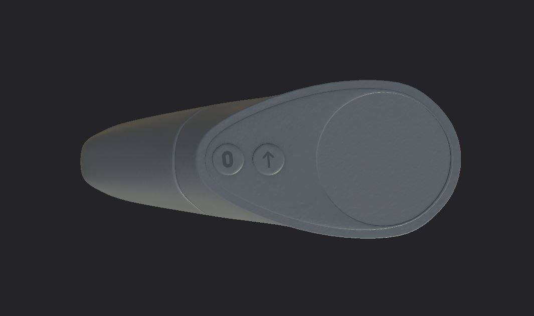 Oculus Go Controller VR 3D model_4