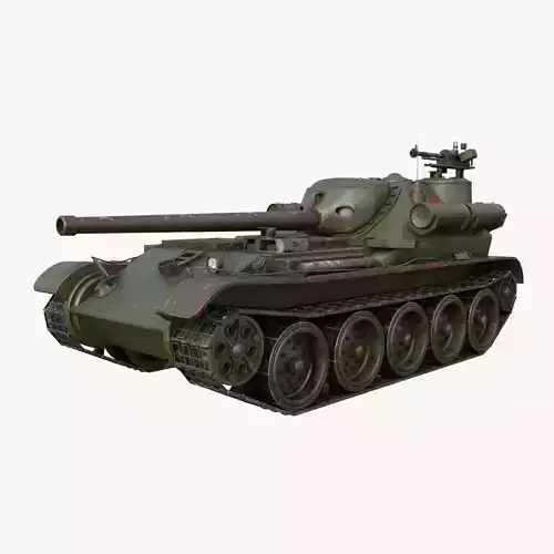 Tank Uralmash SU 101 Mental ray 3D model