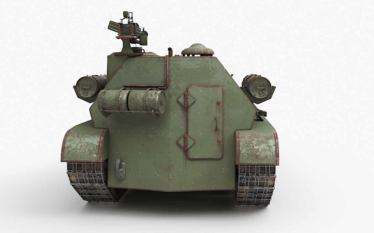 Tank Uralmash SU 101 Corona 3D model_65