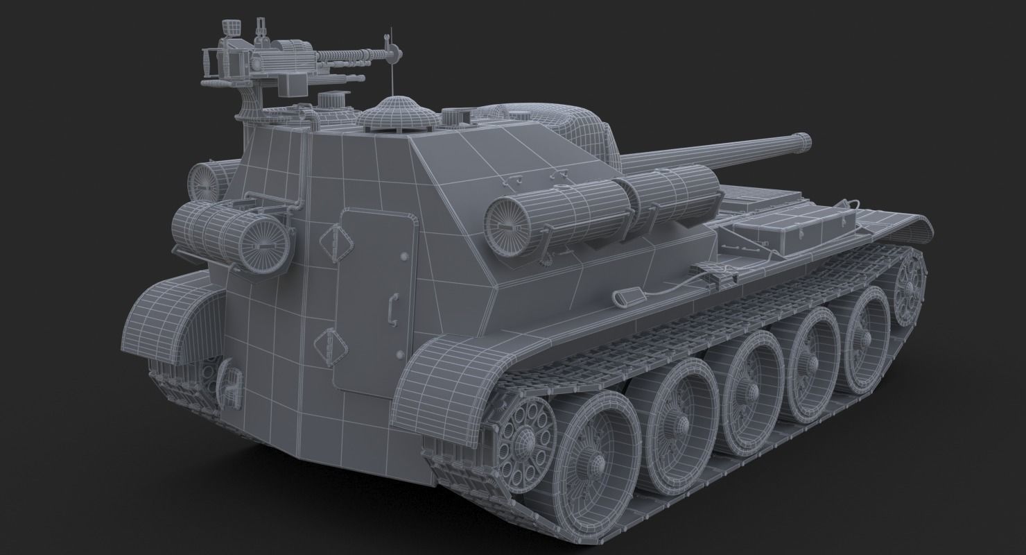 Tank Uralmash SU 101 Corona 3D model_26