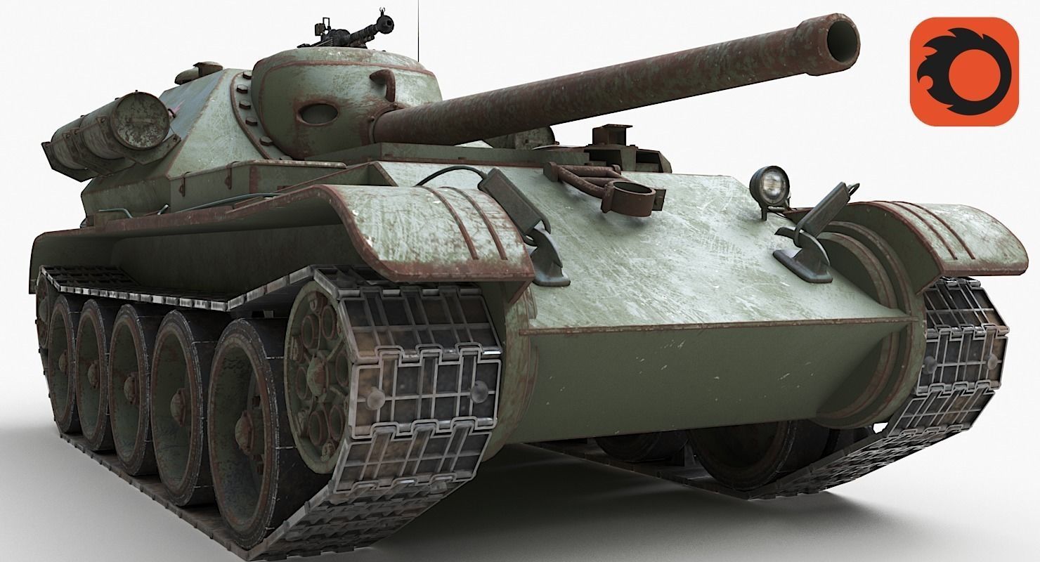 Tank Uralmash SU 101 Corona 3D model_12