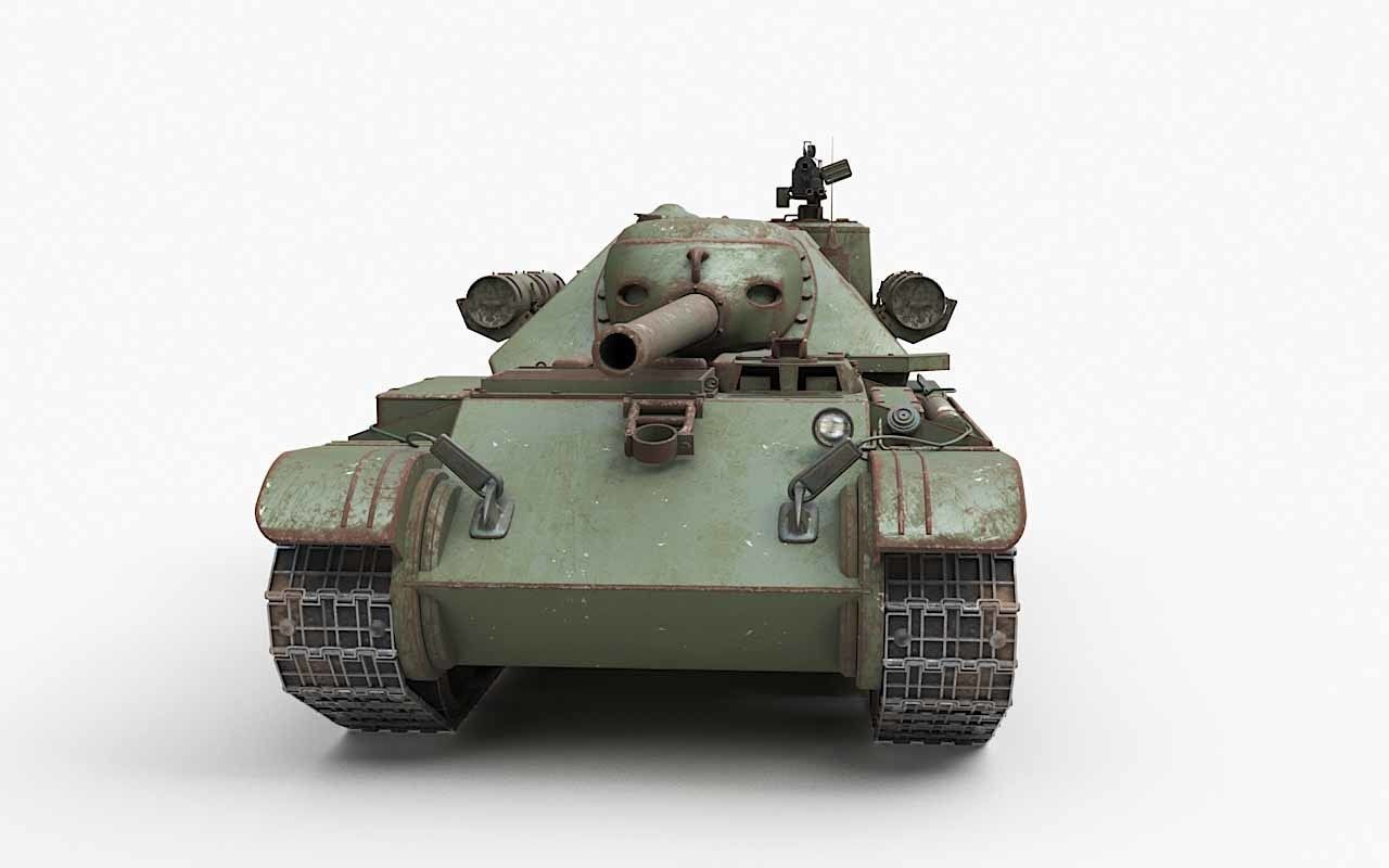 Tank Uralmash SU 101 Corona 3D model_47