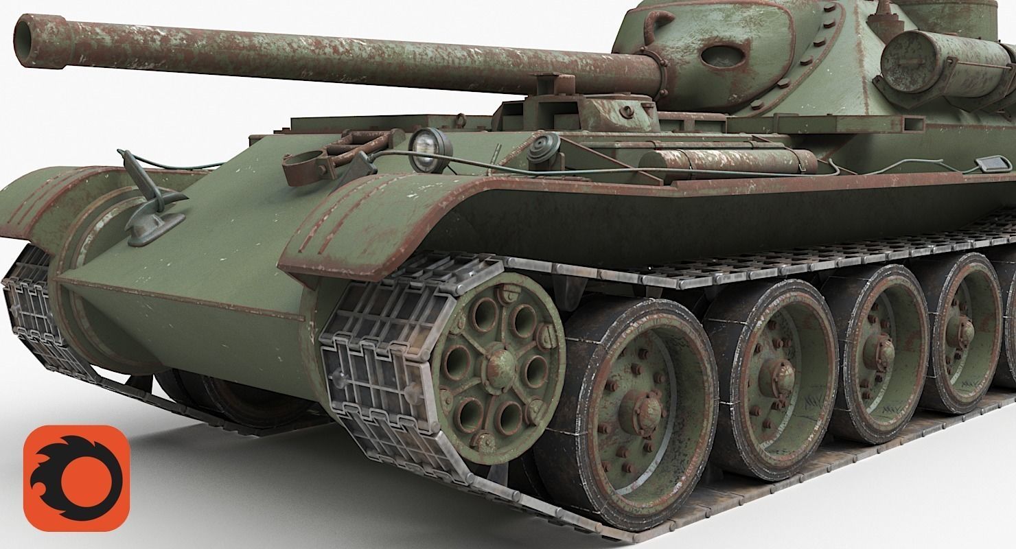 Tank Uralmash SU 101 Corona 3D model_19