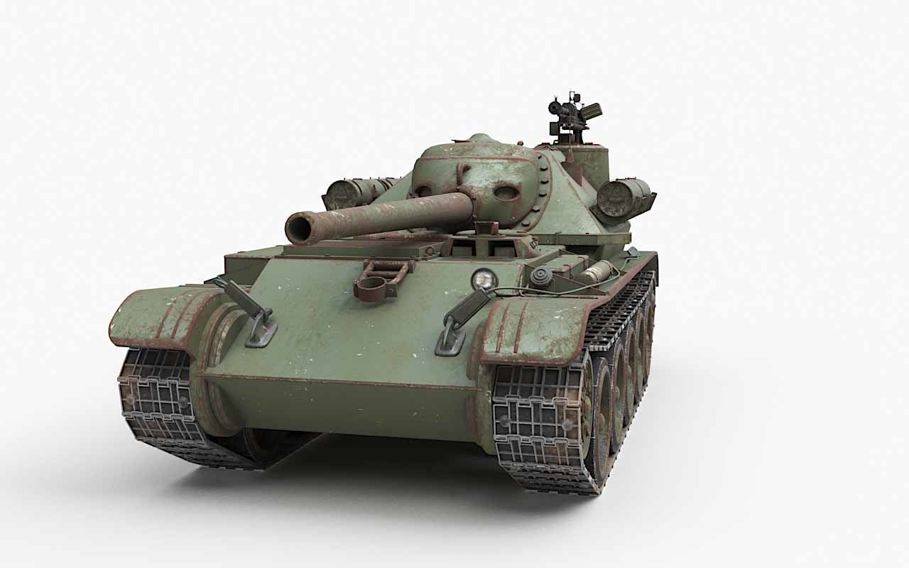 Tank Uralmash SU 101 Corona 3D model_46