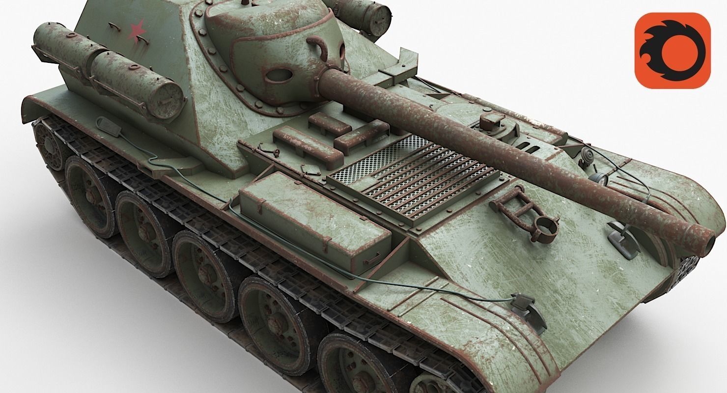 Tank Uralmash SU 101 Corona 3D model_17