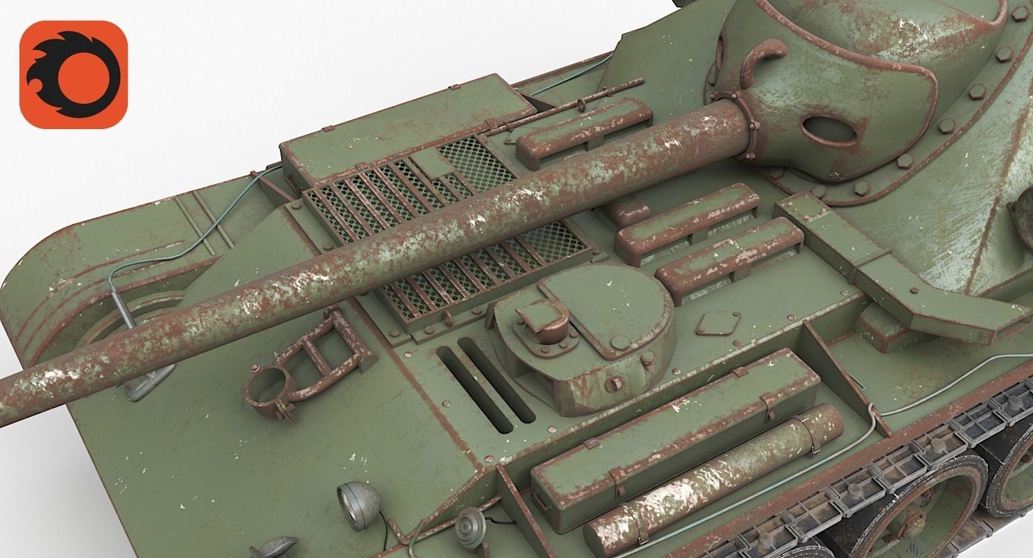 Tank Uralmash SU 101 Corona 3D model_18
