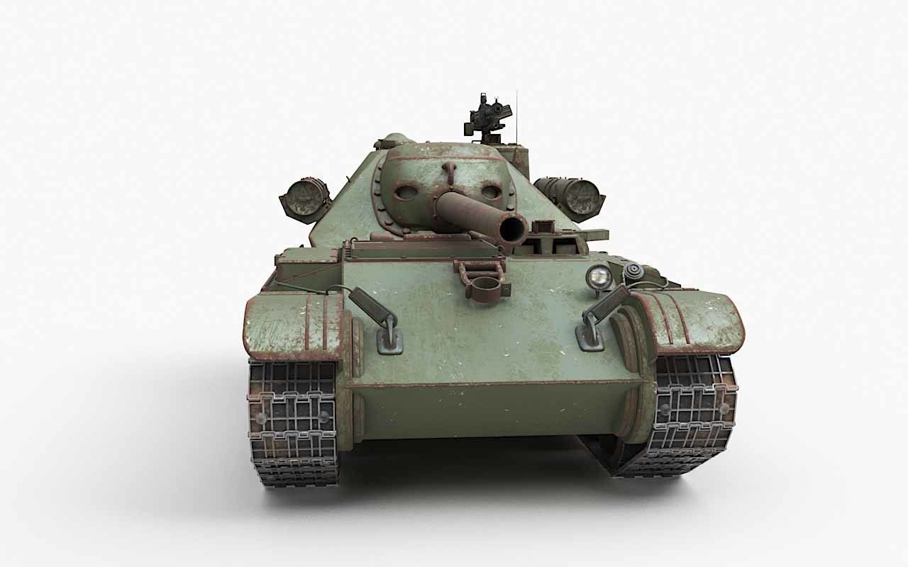 Tank Uralmash SU 101 Corona 3D model_48
