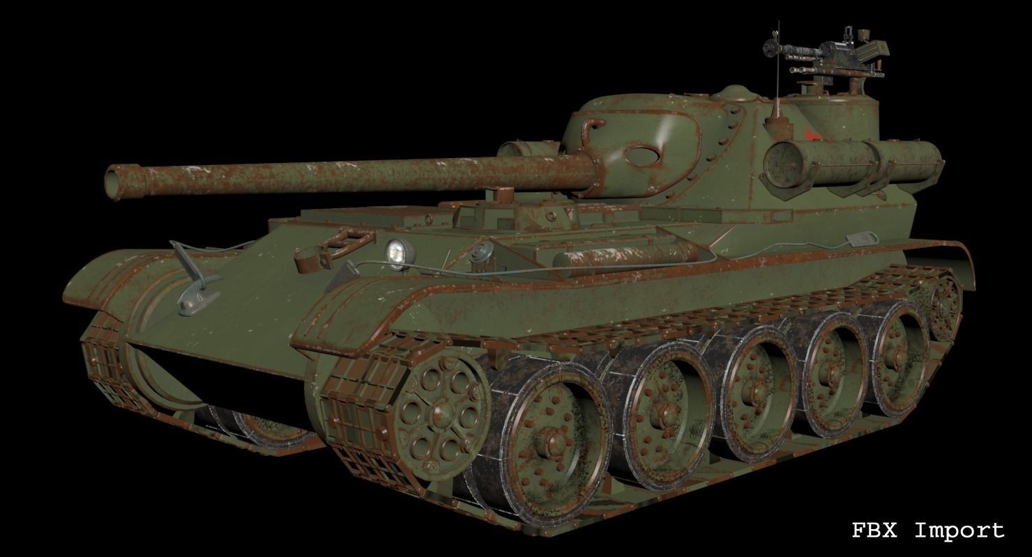 Tank Uralmash SU 101 Corona 3D model_39