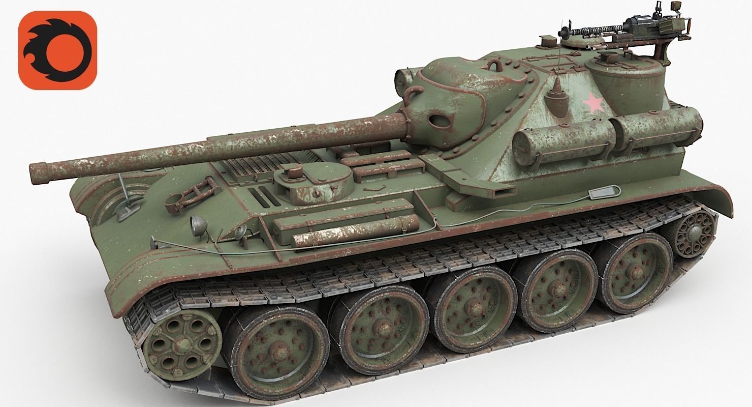 Tank Uralmash SU 101 Corona 3D model_2