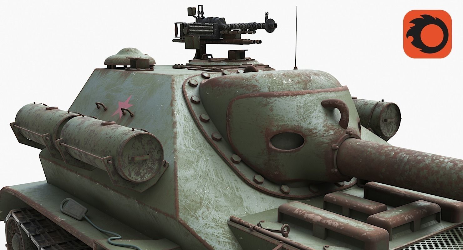 Tank Uralmash SU 101 Corona 3D model_16