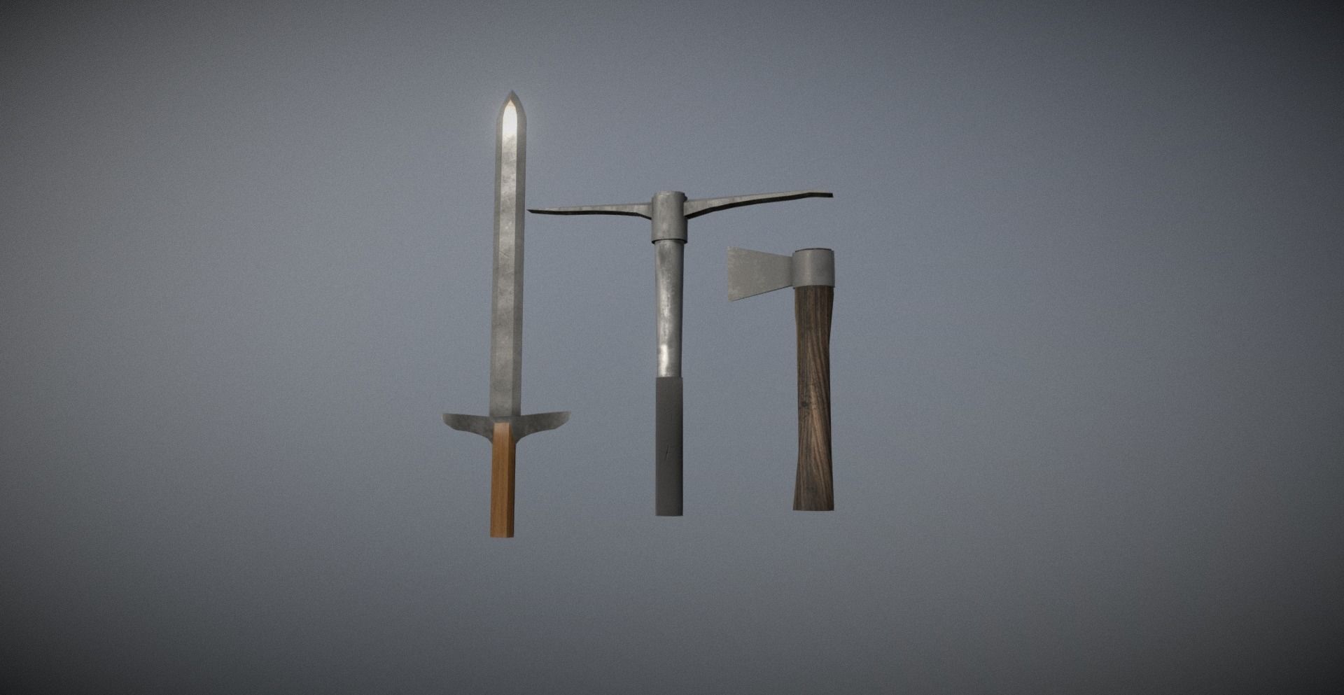 Camp GAME READY LOW POLY  Low-poly 3D model_4