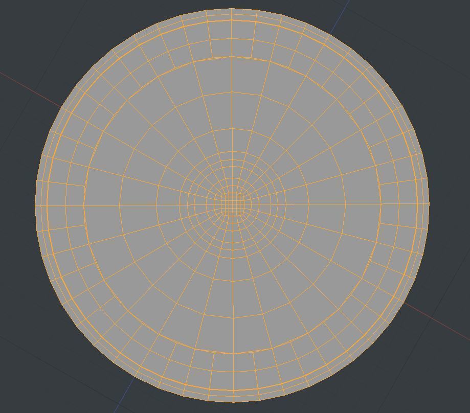 Round wooden shield game ready Low-poly 3D model_6