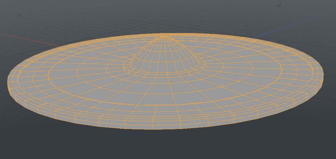 Round wooden shield game ready Low-poly 3D model_5