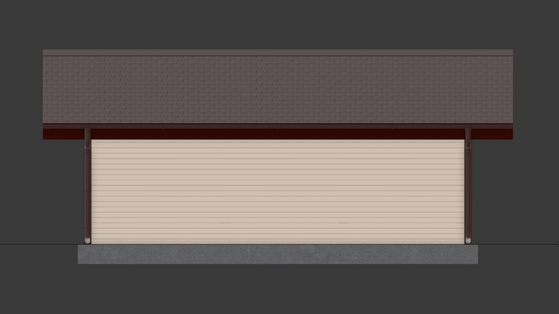 Cottage house 1 3D model_9