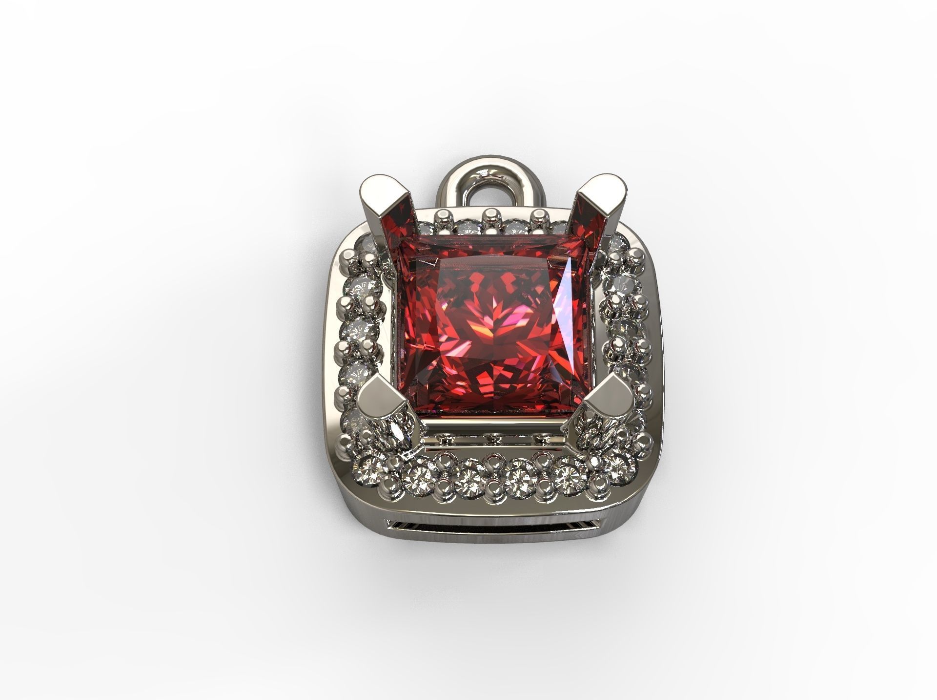 Jewelry pendant 3D print model_4